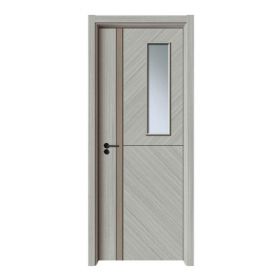 普達無(wú)漆木門(mén)系列R5-11（玻）科技木2號+3號