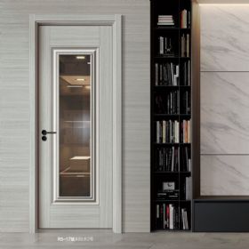 普達無(wú)漆木門(mén)系列R5-17（玻）科技木2號