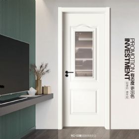 普達無(wú)漆木門(mén)系列RC-03（玻）超膚感圣女白