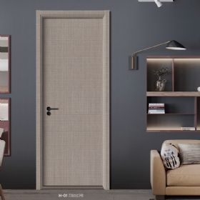 普達無(wú)漆木門(mén)系列H-01刀砍紋3號