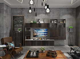 工業(yè)風(fēng)系列客廳2