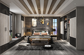 工業(yè)風(fēng)系列臥室